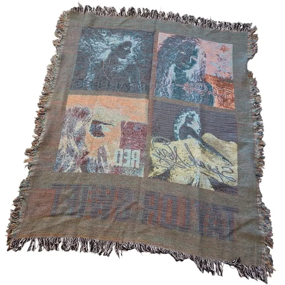 Taylor Swift 4 album eras tapestry blanket woven throw 48x53 rare